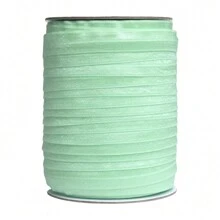 BRISTLEGRASS Plain Fold Over Elastic FOE 5/8" 15mm 5/8" 3/4" 1" 15mm 20mm 25mm Solid Shiny Spandex Satin Band Tape Headband Bracelet Hair Tie Underwear Dress DIY Sewing Trim