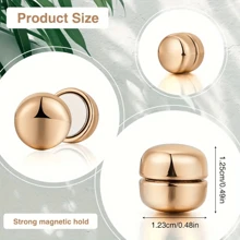 1 par/4 pares de broche de perla invisible con cierre magnético premium para mujeres - Pasador magnético antideslizante para el cuello de verano para fijar la ropa y realzar los atuendos