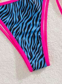 2 件套自信 2025 性感吊带欧美风格畅销比基尼套装，花卉印花抹胸无肩带分体泳装，柔软迷人，适合海滩、泳池、派对、度假