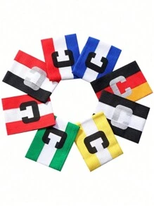 1pc Basketball/Football Captain Armband With Hook And Loop, Colorful Sleeve Badge For Sports Game - Multicolor - View 17