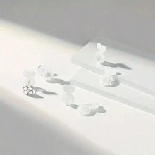 10pcs Silicone Earring Backs, Heavy-Duty Invisible Lifting Support Pads, Non-Sagging Safety Earring Lifter For Large Earrings And Pendants