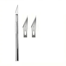 1 Set Precision Craft Hobby Knife Kit - High-Precision Utility Art Exact Knife Set With Extremely Sharp Razor Knives For Carving, Architecture Modeling, Scrapbooking, DIY Art Work Cutting And More - Comprehensive Tool For Crafty Individuals And Professionals,Back To School,School Supplies