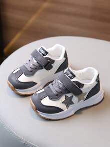 A Pair Of Unisex 1-3 6-Year-Old Children's Skateboard Shoes For Autumn 2024 For Boys And Girls. Panda Shoes For Girls And White Shoes For Children - Dark Grey - View 5