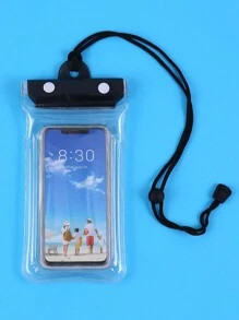 1 Peça Bolsa Impermeável para Telefone Celular com Câmara de Ar Transparente Grossa, Bolsa Impermeável de Deriva na Praia, Estojo Impermeável para Telefone Celular com Tela de Toque