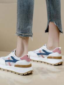 Women's Casual Sports Shoes, Flat Sneakers, Athletic Road Running Shoes