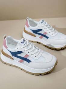 Women's Casual Sports Shoes, Flat Sneakers, Athletic Road Running Shoes