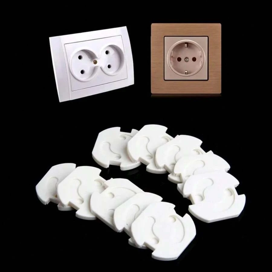Power Socket Cover, Electrical Safety Lock, Shock Protection For EU Plug Sockets, Anti-Electric Shock Protection