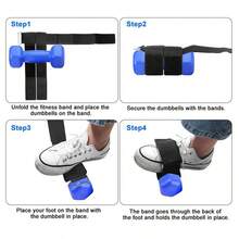 1/2pcs Dumbbell Ankle Strap Weight Lifting Foot Bands Tibialis Trainer Leg Muscle Strengthen Training Workout Fitness Equipment - Multicolor - View 6