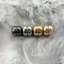 1 par/4 pares de broche de perla invisible con cierre magnético premium para mujeres - Pasador magnético antideslizante para el cuello de verano para fijar la ropa y realzar los atuendos