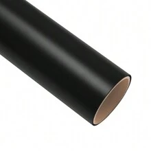 汽车包装膜哑光黑色无气泡乙烯基薄膜汽车 DIY 贴花 PET 贴纸外部内部装饰汽车配件 - Matte Black - 查看 11