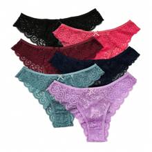Kit Of 6 Comfortable Women's Lace Panties - Multicolor - View 1
