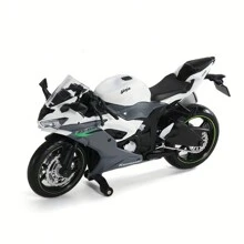 1/12 Kawasak Motorcycle Model Toy Mini Alloy Metal Diecast Motorcycle Model Blue Motorcycle Model Toy Sport Motorcycle Racing Model Collection Gift For Men Kid Boy (ZX-6R)