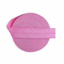 BRISTLEGRASS Plain Fold Over Elastic FOE 5/8" 15mm 5/8" 3/4" 1" 15mm 20mm 25mm Solid Shiny Spandex Satin Band Tape Headband Bracelet Hair Tie Underwear Dress DIY Sewing Trim