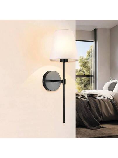 Sets Of Gold/Black Wand Lamps, Vintage Industrial Bathroom Vanity Lamps Wit Lampshades, Bedrooms, Living Rooms, Corridors, Kitchens (Excluding Verlichting Sources) view 4