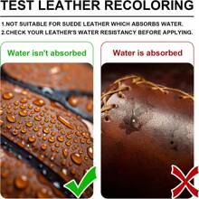 SHABEIBEI Leather Recoloring Balm Set,Leather Cleaner Restore Conditioner Mink Oil For Leather Repair Kit For Furniture Couches -Revives Repairs Scratches Leather Dye Furniture Polish (Maroon) - Maroon - View 5