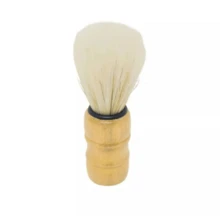 Kit Barba Tesoura Pente Navalhete Pincel Profissional 4 Peças C02 - Preto - Visão 3