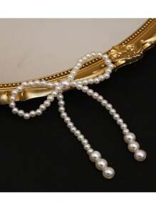 5 件或 1 件蝴蝶结蛋糕装饰、花束仿珍珠链、仿珍珠蝴蝶结配件、花艺蝴蝶结珠子、DIY 装饰材料、插花花店用品、浪漫蛋糕装饰套装，适用于生日、母亲节、周年纪念、婚礼、情人节派对用品 - 白色 - 查看 7