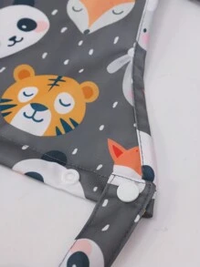 1 Stück Overall Baby Esslatz zum Füttern, Lätzchen mit langen Ärmeln befestigt sich am Hochstuhl und Tisch, Entwöhnungslätzchen