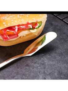 Stainless Steel Multi-Purpose Butter Knives Set: Ideal For Spreading Butter, Cheese, Jam On Bread, Easy To Clean - Silver - View 6