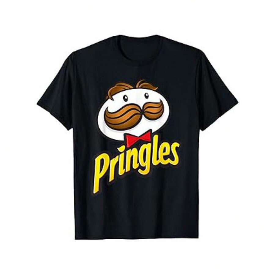 Pringle's Logo T Shirt T-Shirt - Black - View 1