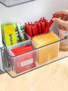 1/2/3/4/5/6件冰箱侧门收纳盒侧储门包装整理神器内侧保鲜盒