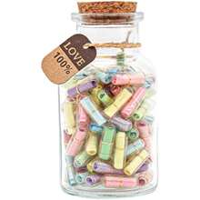 Capsule Letters Message In A Bottle Cute Things Gifts For Boyfriend/Girlfriend,Capsule Pills Love Message Note In A Glass Bottle,Cute Love Pills Smiling Face Love Friendship Letter With Wishing Bottle,Valentines Day Love Capsule Letters Romantic Paper Love Message, Love Letter For Anniversary, Birthday,Valentines Day, Christmas Gift, Xmas Gifts