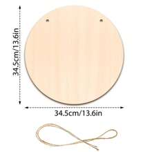 1 Pc Customized Round Wooden Hanging Sign, Custom Front Door Wooden Welcome Sign, Hanging Decorative Sign, Farmhouse Small Door Sign, Customized Welcome Front Door Sign For Coffee Shop, Restaurant, Wooden Housewarming Gift, Customized Decorative Wooden Board Gifts Birthday Graduation,Home Harmony - Multicolor - View 10