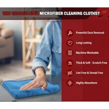 Microfiber Cleaning Cloths - 50 Sets Of Auto Microfiber Towels Quality Multifunctional Car Cloth Dust Cloth Absorbent Microfiber Cloth For SUV Residential Kitchen Windows - 12 X 12 Inches - Multicolor - View 5