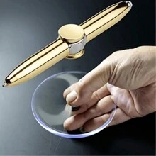 1pc Luminous Finger Gyro Pen - High-Performance Multifunctional Ballpoint With Mesmerizing Rotating Lights - Fun, Stress-Relieving Back To School