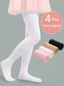 4 Pairs Dance Tights Suitable For Infants, Children And Teenagers