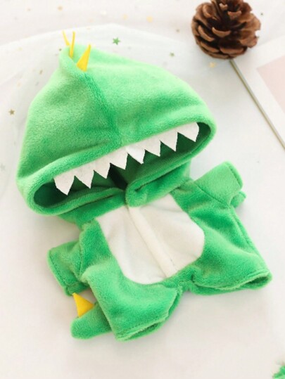 جمبسوت 20 سم مجموعة كاملة مكونة من البنطلون والبيجامات لدمية أصنام مناسبة أيضا لأزياء دمى 20 سم بتصميمات الديناصور والقرش والوحيد القرن والبقرة