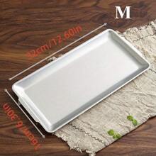 1 件不锈钢椭圆形盘子，烧烤盘圣诞礼物