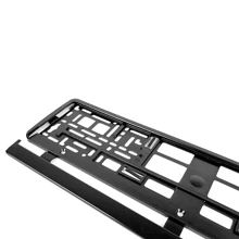 2x Genuine Carbon Fibre Number Plate Surround Holder Frame For German Car Style - Black - View 8