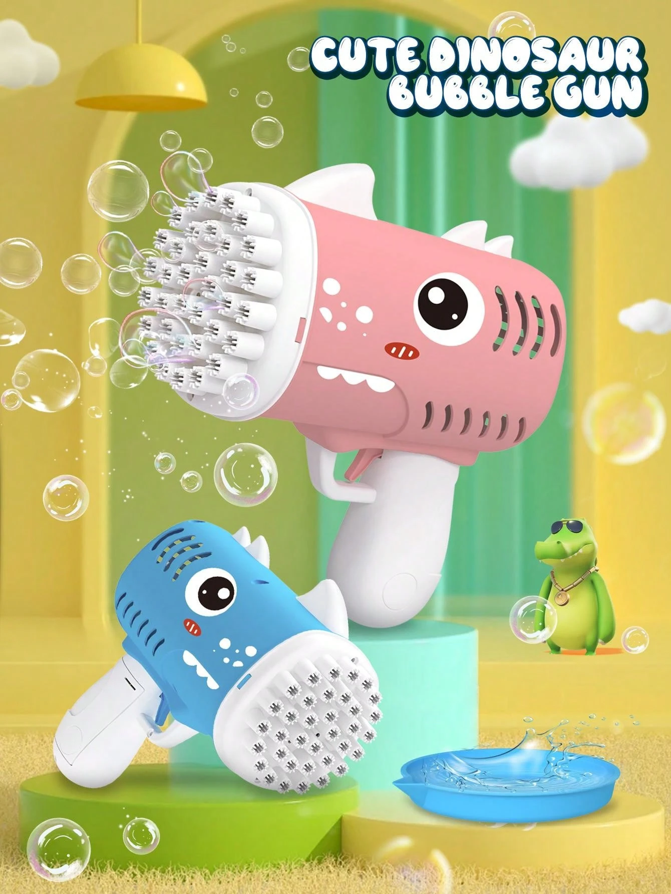 Walking Dinosaur Bubble Machine