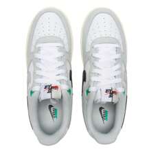 Nike Zapatillas de mujer, estilo Air Force 1 de suela baja, casual y ligera - negro/blanco/verde estadio - Ver 3