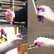 Arcuri de vioară din silicon Corrector de prindere Dispozitiv de antrenament pentru vioară Suport pentru arcuri de vioară 4 corzi Arcuri Partener de prindere pentru începători