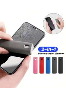 Ultra-Fine Fiber Screen Cleaning Spray, Pressurized Bottle For Smartphone, Tablet, Laptop Display Cleaning, No Liquid - Multicolor - View 2