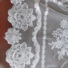 1 件欧式长方形新款刺绣玫瑰蕾丝通用电饭煲罩、防尘罩、多用途茶盘、电脑键盘、多功能布桌垫