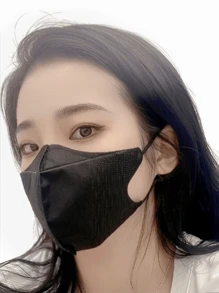10pcs/200pcs 3D Face Mask, High-Quality Disposable Dust-Proof Breathable Mask, Flattering Design For Women