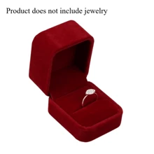 1 pièce Boîte de rangement pour bijoux en velours, organisateur de bijoux rose, convient pour la maison, peut ranger les colliers, bracelets, bracelets joncs, bagues, boucles d'oreilles et autres bijoux, emballage cadeau idéal pour la Saint-Valentin, la Fête des Mères, la Fête des Pères, Noël, anniversaire, Thanksgiving et autres fêtes - Multicolore - Voir 20