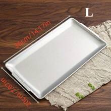 1 件不锈钢椭圆形盘子，烧烤盘圣诞礼物