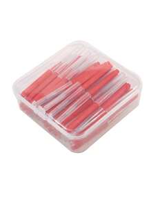 50 件深层清洁牙间刷不锈钢丝配尼龙刷毛，非常适合牙齿和牙缝，口腔卫生必需品家居浴室装饰秋季装饰返校 - 彩色 - 查看 8