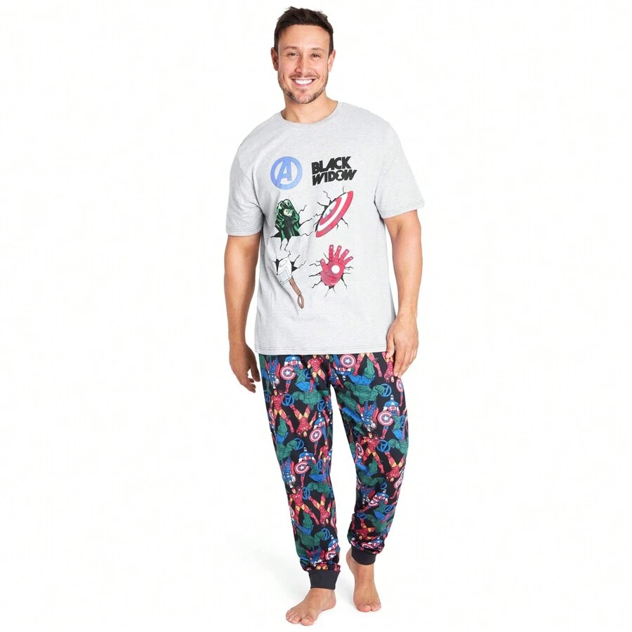 Marvel Deadpool And Wolverine Pyjama Set Soft Comfortable PJ Loungewear Gift