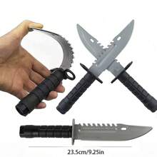 1/2/5PCS Retractable Knife Toys, Disappearing Knife Fake Trick Gadget Toy, Joke Prank Props, Plastic Magic Knife Toys, Birthday Party Gifts, Gift Bag Stufferfake Knife, Party Bag Toys, Toys, Knife, Prank