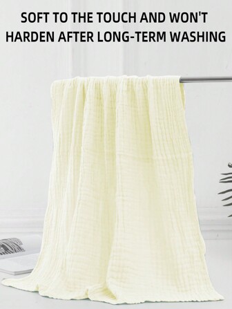 rooya baby 1 件 6 层大号婴儿连帽毛巾包巾，105 厘米，新生儿襁褓毯，超柔软吸水，适合日常使用