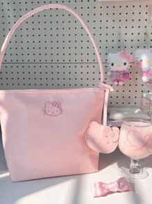 Sanrio 1 pezzo Borsa a tracolla Hello Kitty di Sanrio, borsa a tracolla cartoni animati per ragazze, adatta per donne