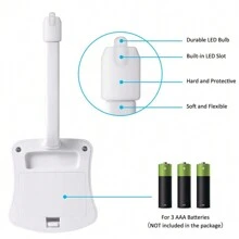 1pc/2pcs Motion Sensor Toilet Night Light, 8-Color Changing LED Illumination, Suitable For Nursery Bathroom Toilet, Smart Sensor Lamp, Cool And Interesting Night Light For Teens, Girls, Boy And Girl Gift
