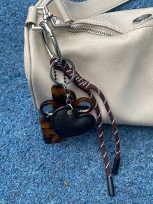 1 buc. Breloc creativ cu oglindă în formă de floare.