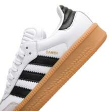 Adidas Originals SAMBA XLG 三葉草男鞋女鞋 情侶運動鞋復古休閒鞋 IE1377 - 白色/黑色 - 查看 8