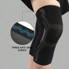 1 pezzo manicotto per ginocchio a compressione, supporto articolare del ginocchio altamente elastico, adatto per corsa, basket, sollevamento pesi, palestra, allenamento
